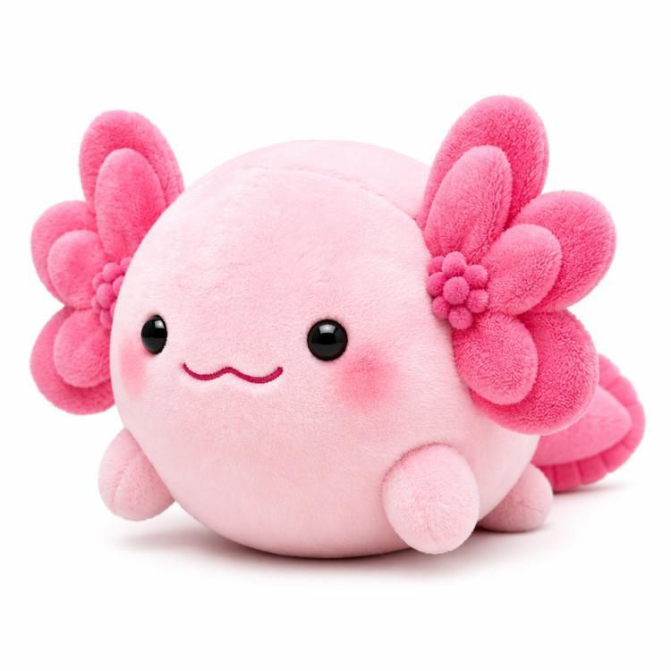 ของเล่นตุ๊กตา Axolotl สไตล์เรขาคณิต